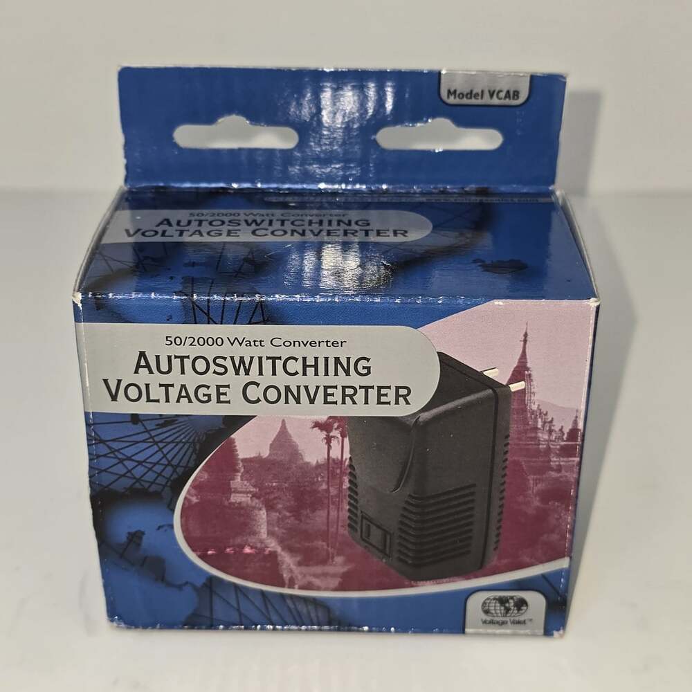 Voltage Valet VCAB Autos Switching 50–2000-Watt Voltage Converter Travel Adapter